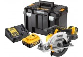 DeWALT DCS565P2 Aku kotoučová pila 165mm XR (18V/2x5,0 Ah) kufr Tstak