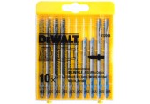 DeWALT DT2294 10-dílná sada MIX plátků na dřevo a kov pro přímočarou pilu