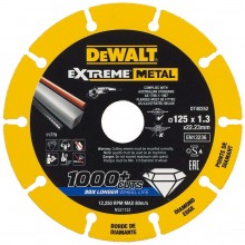 DeWALT DT40252 Diamantový kotouč Extreme 125 x 22,2 mm na kov
