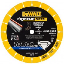 DeWALT DT40257 Diamantový kotouč Extreme 355 x 25,4 mm na kov