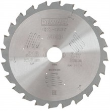 DeWALT DT4310 Pilový kotouč Extreme 216 x 30 mm na řezání dřeva, 24 zubů, ATB -5 °