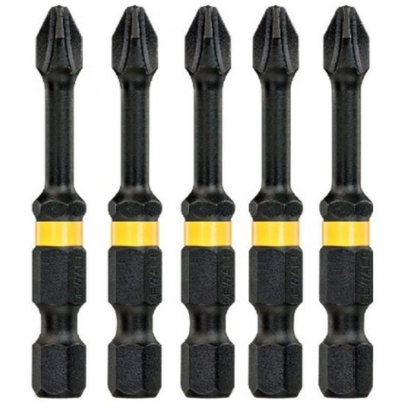 DeWALT DT7998T Sada bitů 5 ks Ph2 50 mm EXTREME Torsion DeWALT DT7998T Sada bitů 5 ks Ph2 50 mm EXTREME Torsion