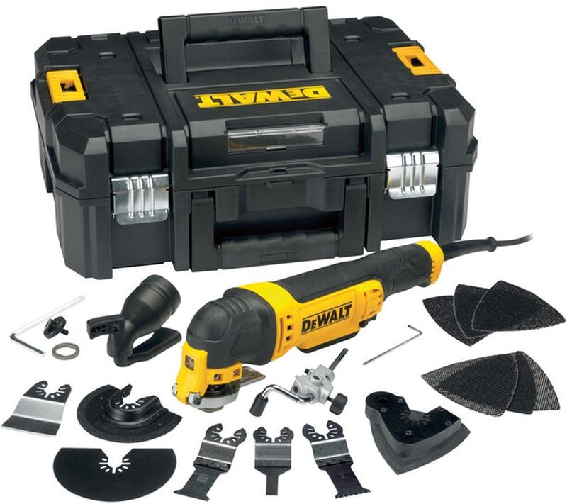 DeWALT DWE315KT Multitool oscilační bruska 300W + sada príslušenství v TSTAK-Box II