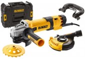 DeWALT DWE4257KT Úhlová bruska s regulací otáček, na beton (1500W/125mm)