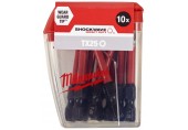 Milwaukee Shockwave Šroubovací bity TX25 50 mm – 10 ks 4932430882