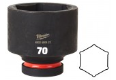 Milwaukee Průmyslové hlavice SHOCKWAVE™ IMPACT DUTY 1” HEX krátké (70 mm) 4932480423
