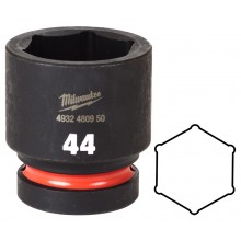 Milwaukee Průmyslové hlavice SHOCKWAVE™ IMPACT DUTY 1” HEX krátké (44 mm) 4932480950