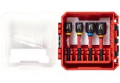 Milwaukee Shockwave Sada magnetických nástrčných klíčů 1/4 - 4ks 4932492445