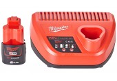 Milwaukee M12 NRG-201 Sada akumulátoru a nabíječky 4933451900