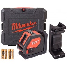 Milwaukee CLL-C Zelený křížový laser na alkalické baterie, kufr 4933478753