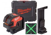 Milwaukee M12 CLL4P-0C Kombinovaný křížový liniový 4-bodový laser, bez aku, kufr 4933479202