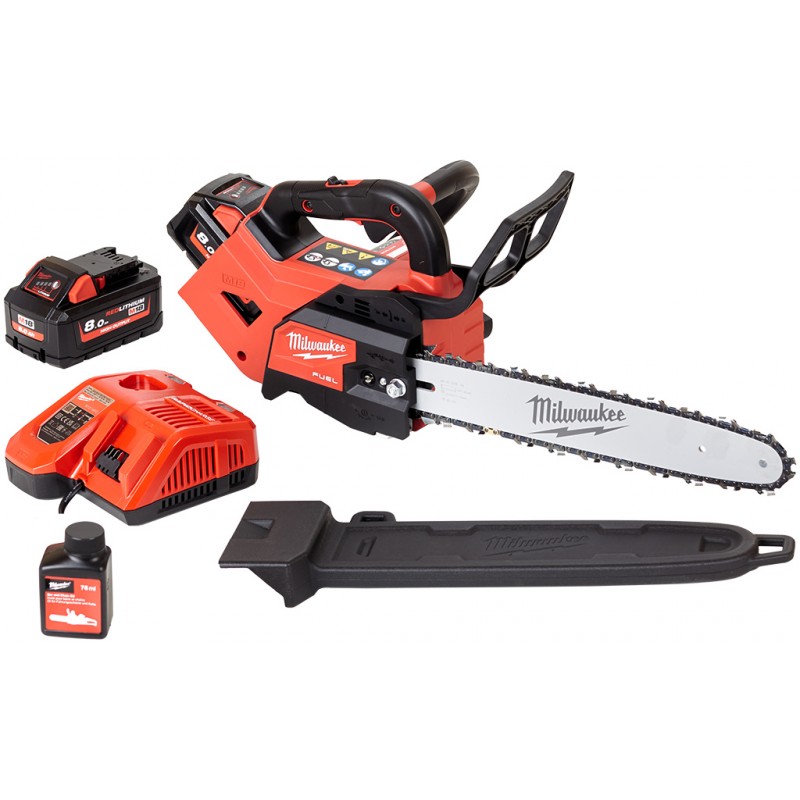 Milwaukee M18 FTHCHS35 -802 Aku řetězová pila (18V/ 2x 8Ah/35cm) 4933479589 Milwaukee M18 FTHCHS35 -802 Aku řetězová pila (18V/ 2x 8Ah/35cm) 4933479589