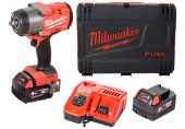 Milwaukee FHIW2F12-502X Aku rázový utahovák M18 (1/2"/18V/2x5,0Ah) kufr 4933492783