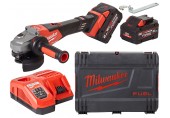 Milwaukee M18 FHSAG125XB2-802X Aku úhlová bruska 125mm (18V/2x 8,0Ah/HD BOX) 4933493416
