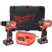 Milwaukee M12 FUEL Sada M12FPP2X2-402X: M12 FPD2-0 + FCIWF12G3 (12V / 2x4,0Ah)