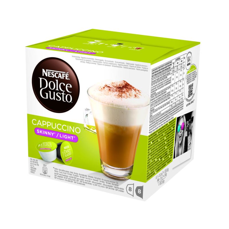 Kapsle Nescafé CAPPUCCINO SKINNY LIGHT 16 ks k Dolce Gusto