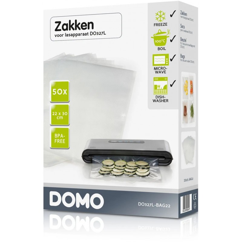 DOMO Sáčky malé do vakuové svářečky, 50ks DO327L-BAG22 DOMO Sáčky malé do vakuové svářečky, 50ks DO327L-BAG22