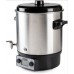 DOMO Zavařovací hrnec nerezový s LCD - 2 otvory - nerez kohout (27 l / 2000W) DO42329PC