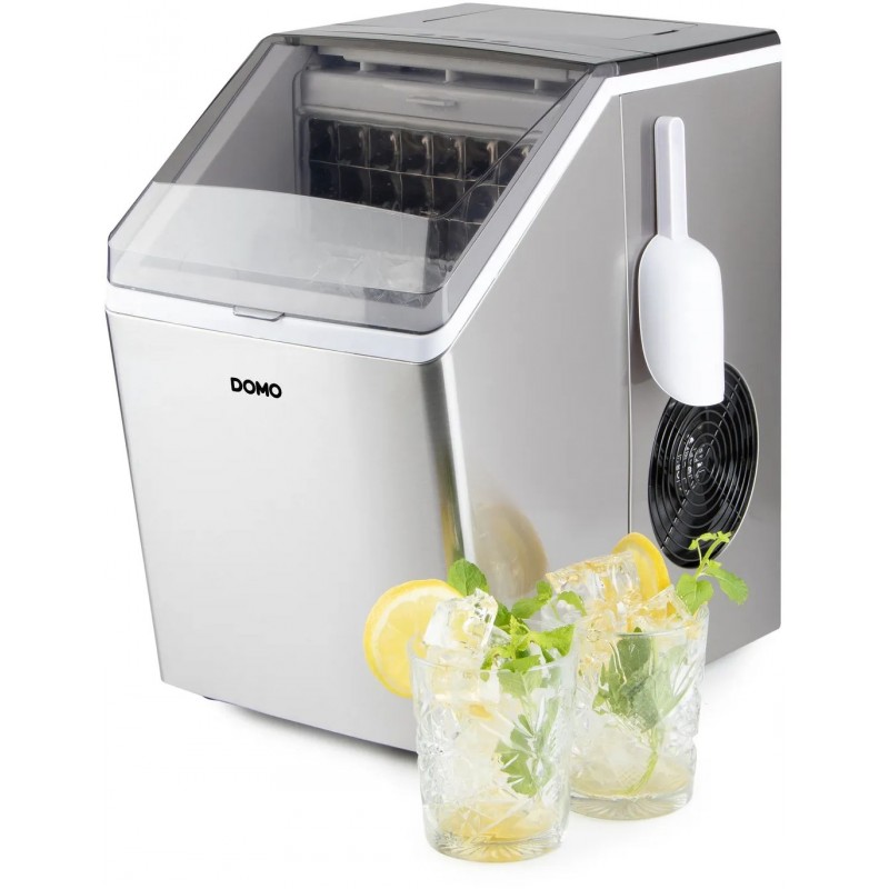 DOMO Výrobník čirých ledových kostek - nerez DO9301IB