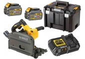 DeWALT DCS520T2 Aku ponorná kotoučová pila se základnou 190mm XR FlexVolt (165mm/54V/2x2,0Ah) Tstak