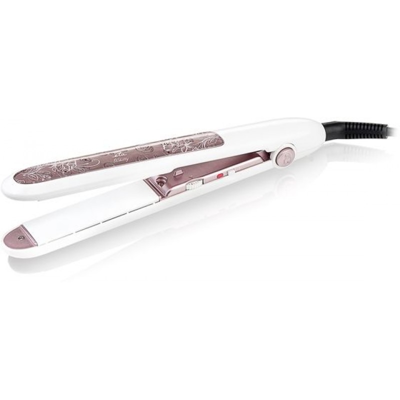 ETA 1337 Whitty Keramická vlasová žehlička, bílo-růžová
