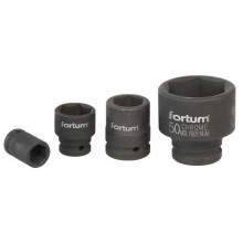 FORTUM hlavice nástrčná rázová, 3/4“, 70mm, L 90mm, CrMoV, 4703070