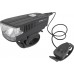 EXTOL LIGHT světlo bílé na kolo 350lm, USB nabíjení, klakson, 5W LED 43137