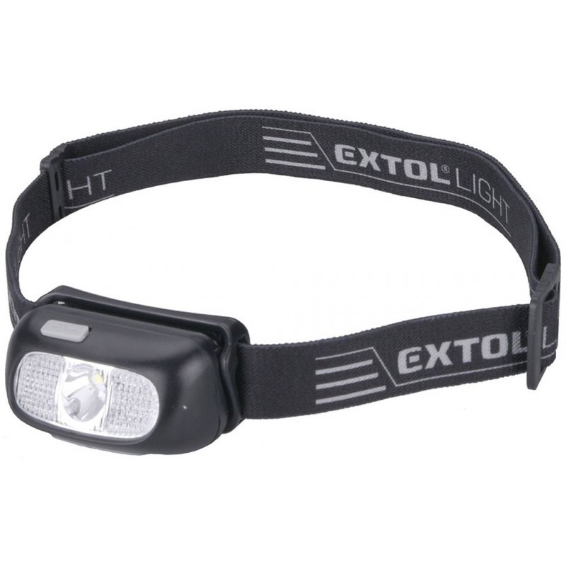EXTOL LIGHT čelovka 130lm CREE XPG, nabíjecí, USB, dosvit 40m, 5W CREE XPG LED 43181