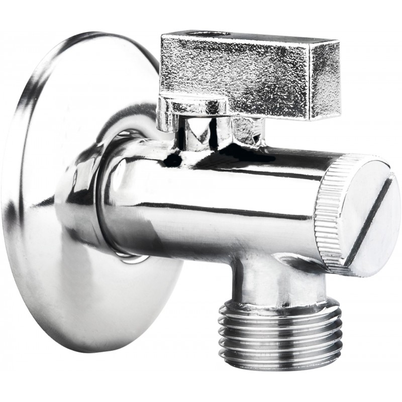 BALLETTO ventil rohový s filtrem a kovovou pákou, 1/2"-1/2" 81153 BALLETTO ventil rohový s filtrem a kovovou pákou, 1/2"-1/2" 81153