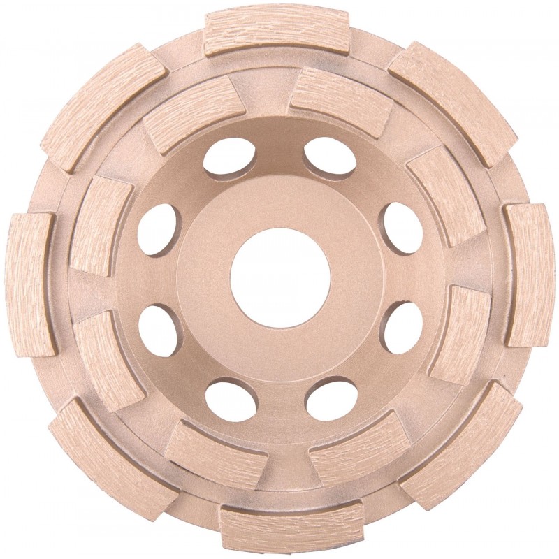 EXTOL INDUSTRIAL kotouč diamantový brusný dvouřadý, 115x22,2mm 8703121