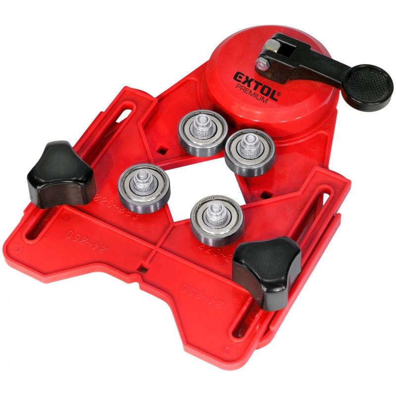 EXTOL PREMIUM vodící šablona na korunky a vrtáky, prac. rozsah 4-83mm 8801974 EXTOL PREMIUM vodící šablona na korunky a vrtáky, prac. rozsah 4-83mm 8801974