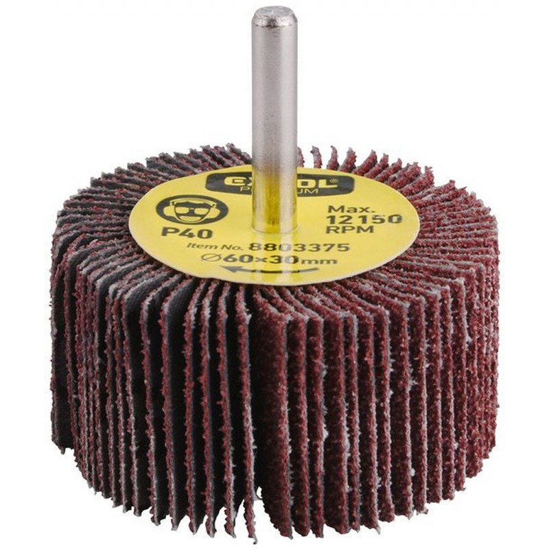 EXTOL PREMIUM lamelový kotouč brusný na stopce, pr.60x30x6mm, P120 8803379 EXTOL PREMIUM lamelový kotouč brusný na stopce, pr.60x30x6mm, P120 8803379