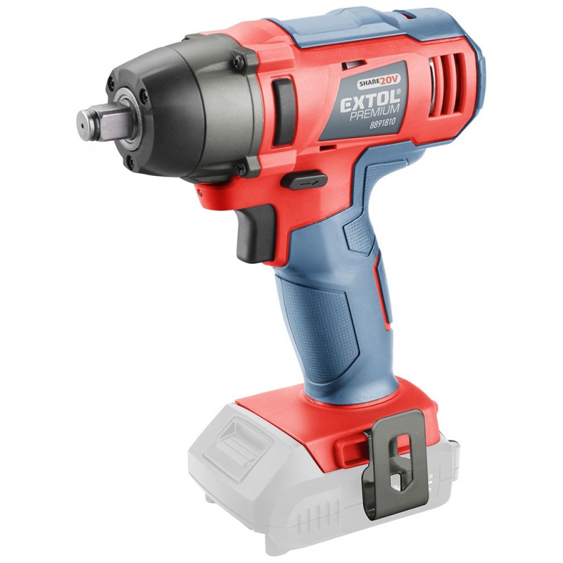 EXTOL PREMIUM utahovák rázový 1/2" aku SHARE20V, 180Nm, 20V Li-ion, bez baterie a nabíječky 8891811 EXTOL PREMIUM utahovák rázový 1/2" aku SHARE20V, 180Nm, 20V Li-ion, bez baterie a nabíječky 8891811