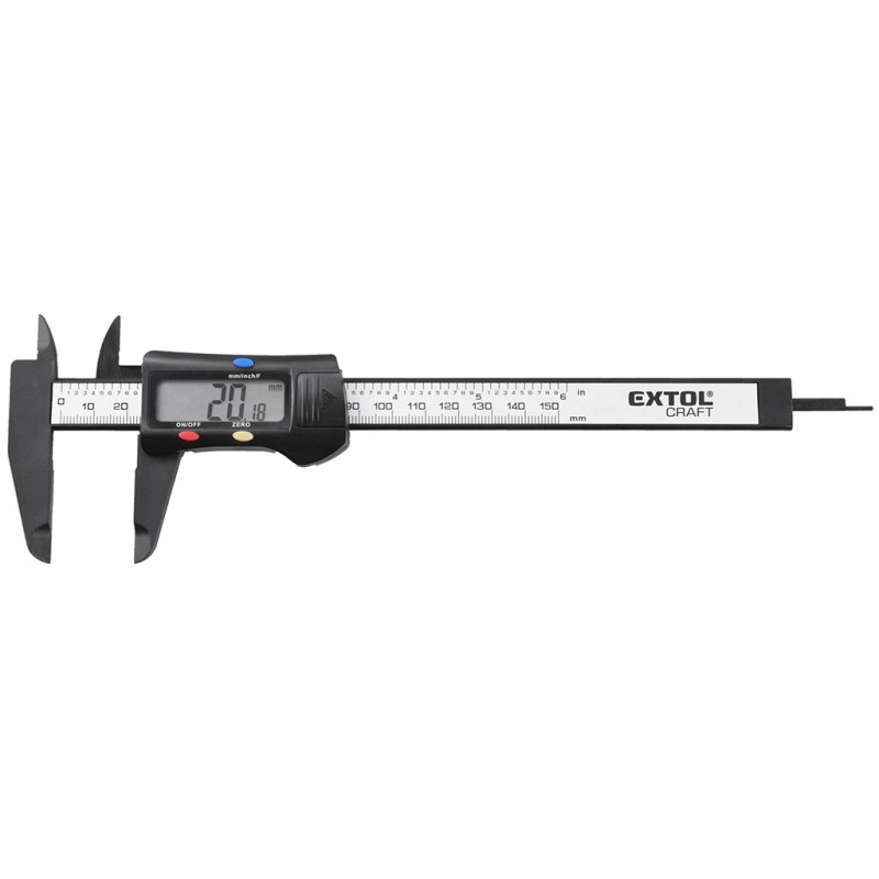EXTOL CRAFT měřítko posuvné digitální plastové , 0-150mm 925200 EXTOL CRAFT měřítko posuvné digitální plastové , 0-150mm 925200
