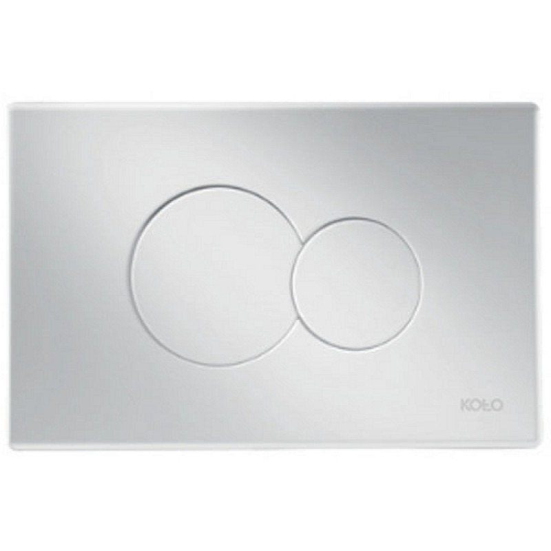 KOLO Technic ovládací tlačítko Eclipse 21,5x14cm 3/6l bílá 94122001