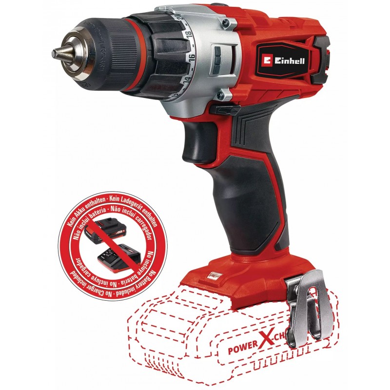Einhell TE-CD 18/2 Li-Solo Aku vrtací šroubovák 4513833 Einhell TE-CD 18/2 Li-Solo Aku vrtací šroubovák 4513833