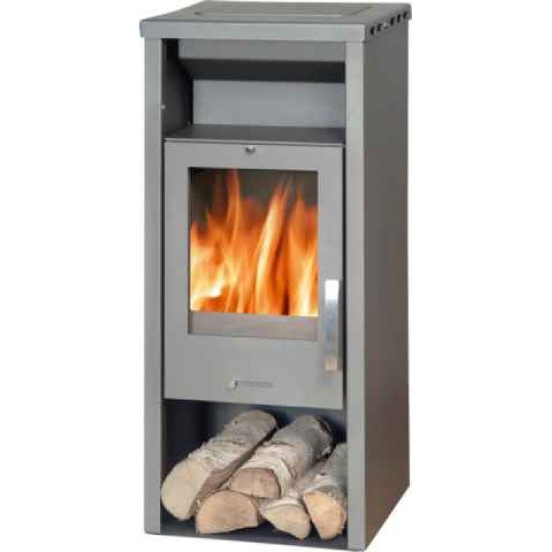 ABX Falun 4622-5 krbová kamna na dřevo, šedý plech