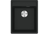 Franke Maris MRG 610-37 RTL, 410x510 mm, Fragranitový dřez, Matná černá 114.0661.370