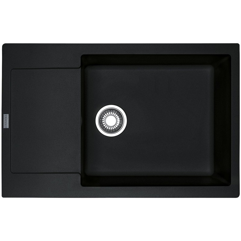 BAZAR Franke Maris MRG 611-78 BB, 780 x 500 mm, fragranitový dřez, onyx 114.0363.187 POŠK. OBAL, VYVRTANÝ OTVOR!!