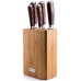 G21 Sada nožů Gourmet Nature 5 ks + bambusový blok 6002218