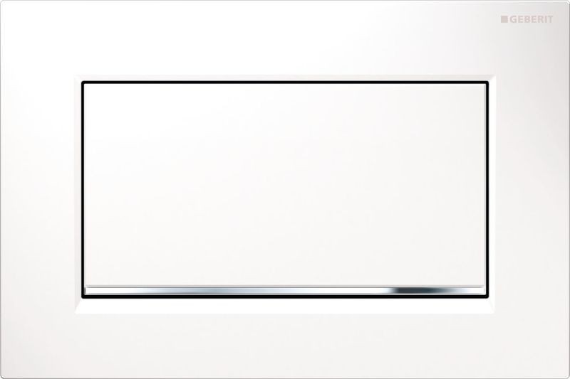 GEBERIT - SIGMA 30 Ovládací tlačítko bílá/pochrom. lesklá/bílá115.893.KJ.1