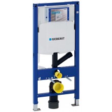 Geberit Duofix - Montážní prvek pro závěsné WC, 112 cm, se splachovací nádržkou pod omítku Sigma 12 cm, pro odsávání zápachu 111.364.00.5