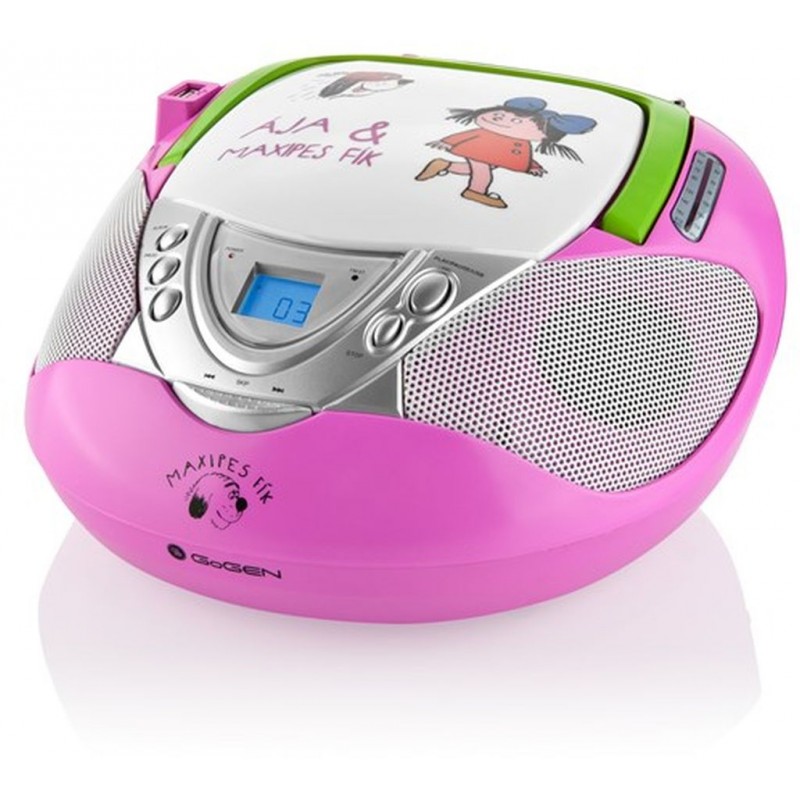 GOGEN Radiopřijímač s CD MAXI RADIO GN, CD/MP3/USB, růžový GOGMAXIRADIOP GOGEN Radiopřijímač s CD MAXI RADIO GN, CD/MP3/USB, růžový GOGMAXIRADIOP