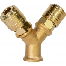 GÜDE rozdělovač vzduch dvojitý 3/8" vnitřní závit 41136