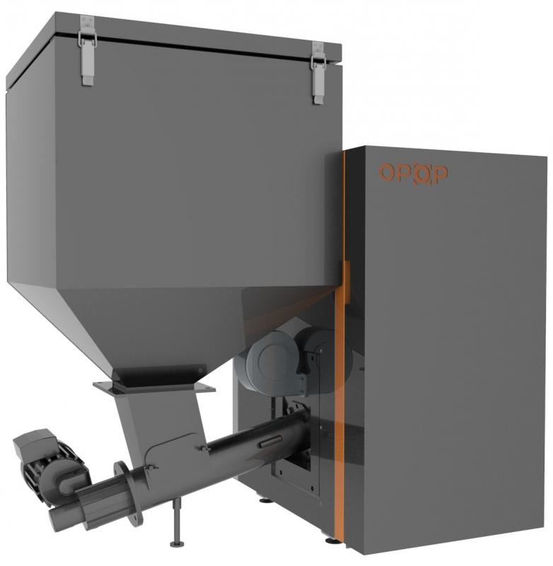 OPOP H824-AP automatický ocelový kotel na uhlí a pelety, 6,3-24kW, sestava 573264