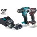 MAKITA HF2108-4 Aku šroubovák DF333DNX12 + rázový utahovák červený DTD171ZAR
