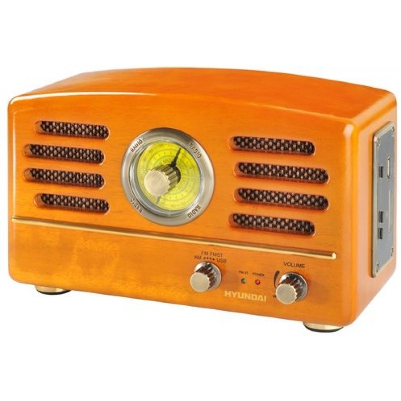 HYUNDAI RA 302 SUD Retro radiopřijímač, dub HYUNDAI RA 302 SUD Retro radiopřijímač, dub