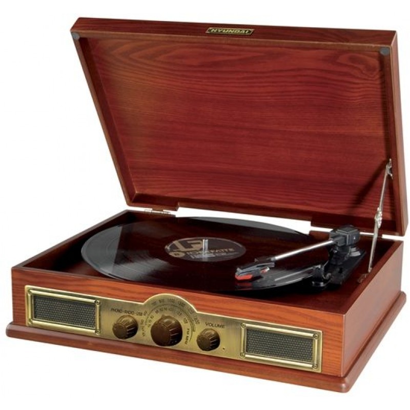 HYUNDAI RT 910 Retro gramofon, třešeň