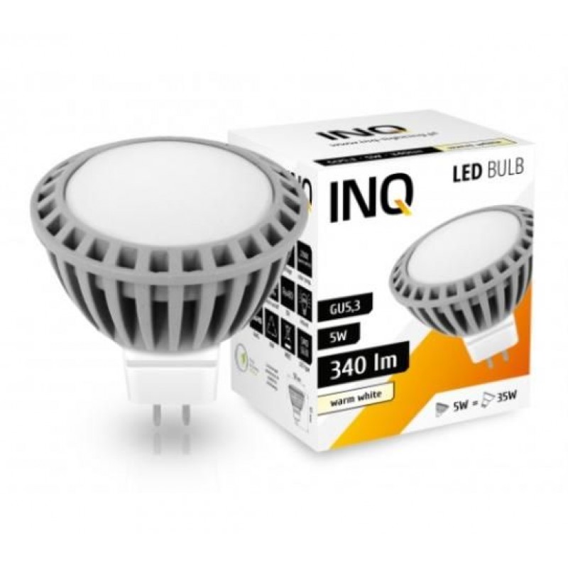 INQ LED žárovka, MR16 5W teplá bílá IN051014 INQ LED žárovka, MR16 5W teplá bílá IN051014