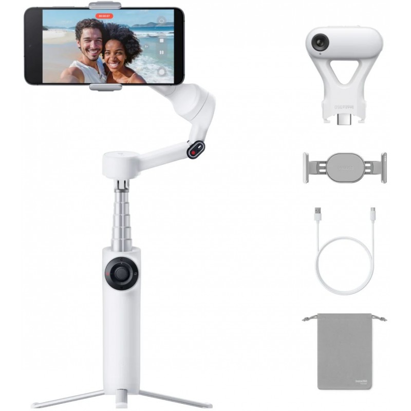 Insta360 Flow 2 AI Tracker Bundle (bílá) INST910 Insta360 Flow 2 AI Tracker Bundle (bílá) INST910